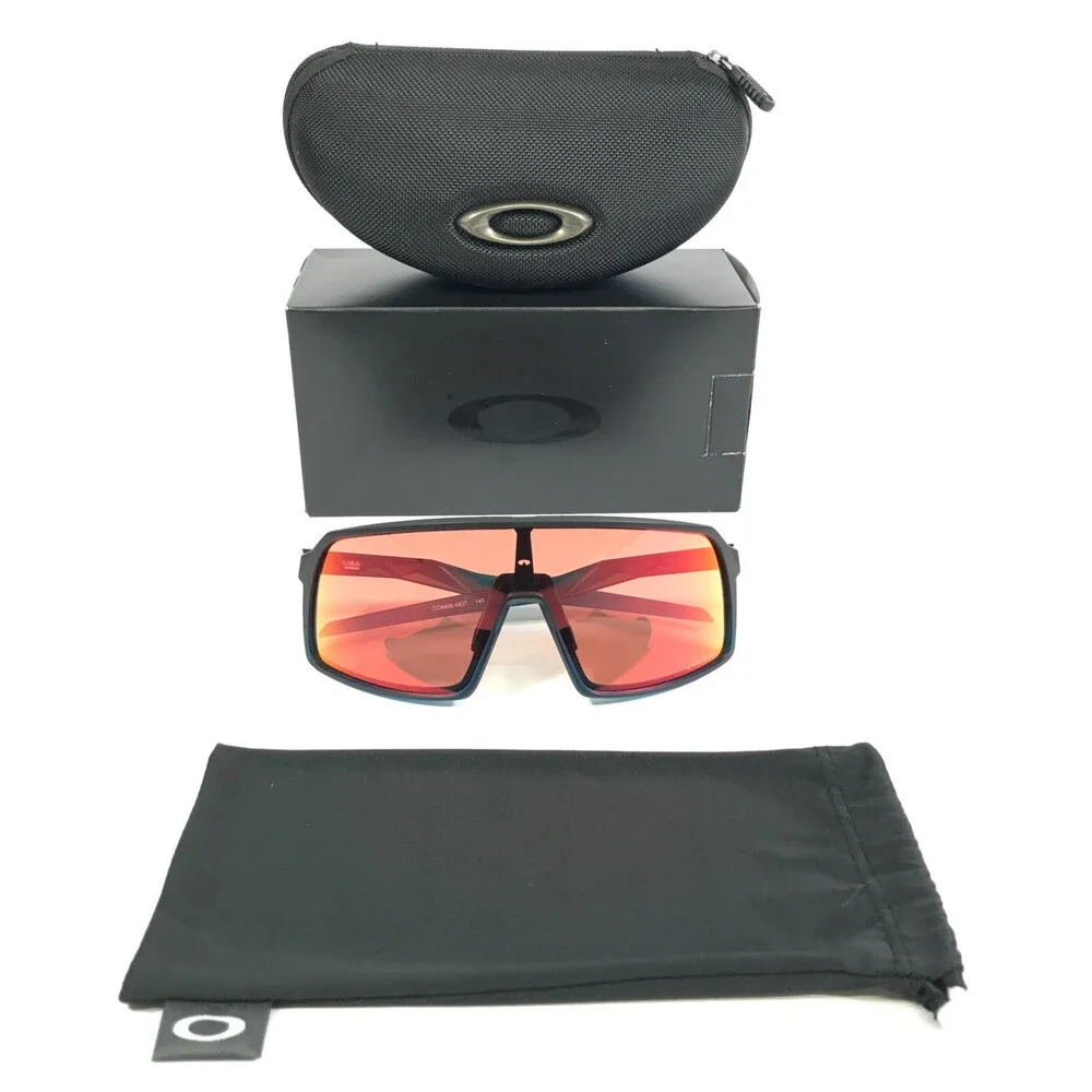 Oakley Sunglasses Sutro OO9406-A637 Polished Black Frames Prizm Trail Torch Lens